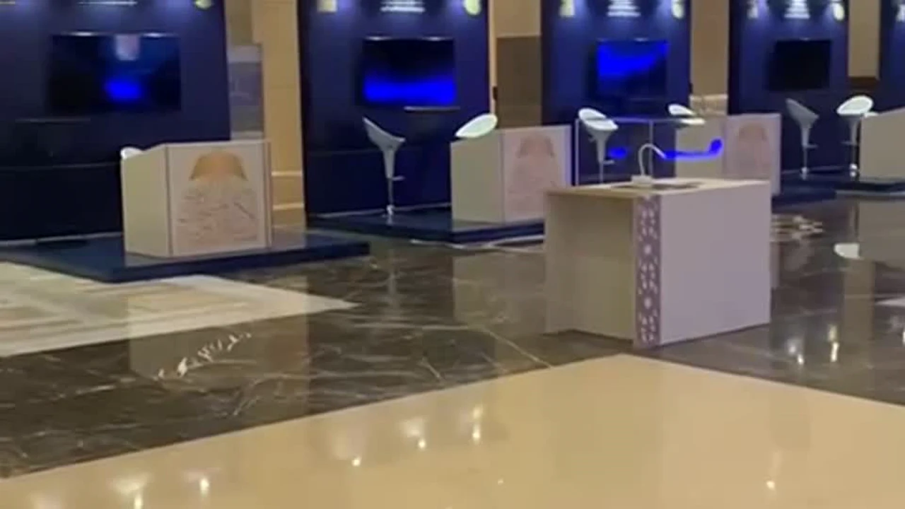 وحدات العرض في مسابقة كتابة المصحف